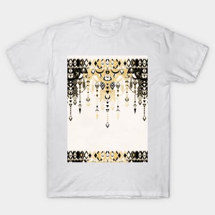 Modern Deco in Black and Cream T-Shirt